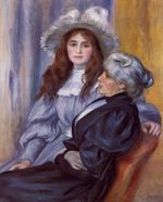 Berthe Morisot and her daughter Julie Manet 1894
